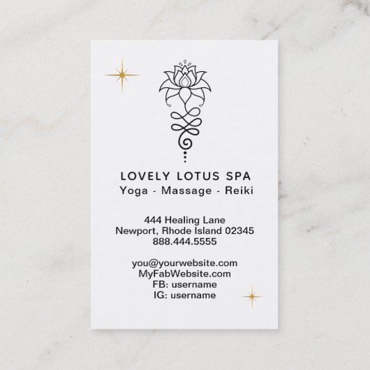 *~* Cosmic boeddhist Nirvana Sacred Geometry Lotus Visitekaartje (Achterkant)