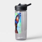 Cosmic Boston Terrier Monogram Waterfles (Links)