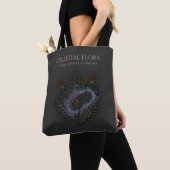 Cosmic Botanical Shadows & Starry Plant Outlines Tote Bag (Dichtbij)