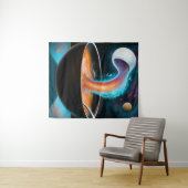 Cosmic bowl of soup portal digital art wandkleed (In Situ (horizontaal))