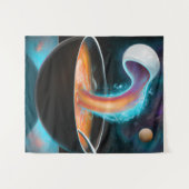 Cosmic bowl of soup portal digital art wandkleed (Voorkant (horizontaal))