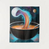 Cosmic bowl of soup portal digital art wandkleed (Voorkant)