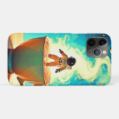 Cosmic Brew: Astronaut's Coffee Dream Case-Mate iPhone Case (Achterkant (horizontaal))