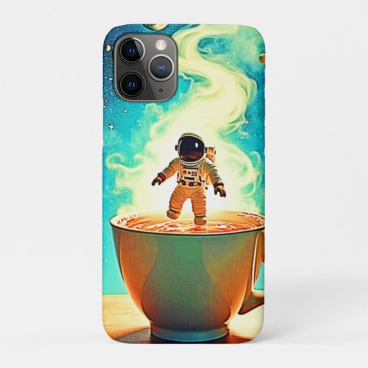 Cosmic Brew: Astronaut's Coffee Dream Case-Mate iPhone Case (Achterkant)