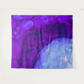 *~* Cosmic Brew Turquoise Abstracte Circle Magenta Wandkleed (Voorkant (horizontaal))