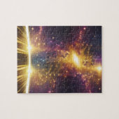 Cosmic brighest star leuke ruimte landschap legpuzzel (Horizontaal)