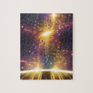 Cosmic brightest star fun outer space landscape legpuzzel