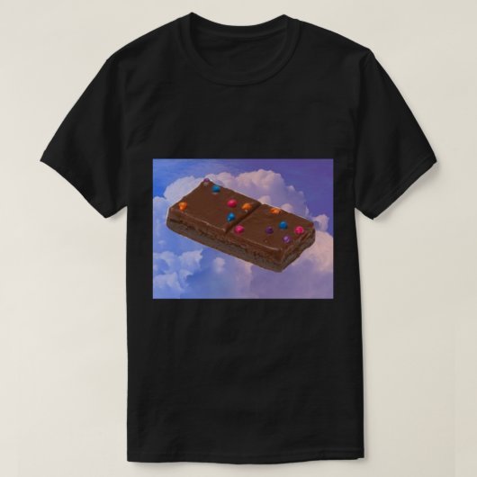 Cosmic Brownie Floating in the Sky T-shirt (Design voorkant)