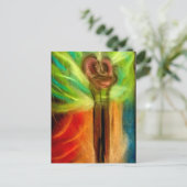 Cosmic bruiloft briefkaart (Staand voorkant)