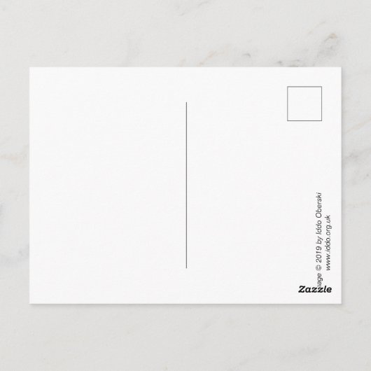 Cosmic bruiloft briefkaart (Achterkant)