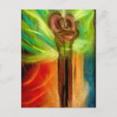 Cosmic bruiloft briefkaart (Voorkant)