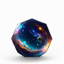 Cosmic Bubble Galaxy Fantasy Art