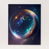 Cosmic Bubble Galaxy Fantasy Art Legpuzzel (Verticaal)