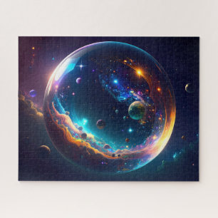 Cosmic Bubble Galaxy Fantasy Art Legpuzzel