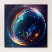 Cosmic Bubble Galaxy Fantasy Art Legpuzzel (Horizontaal)