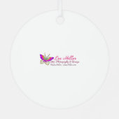 Cosmic Bubble Galaxy Fantasy Art Metalen Ornament (Achterkant)