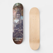 Cosmic Buddha's Cadence Code "Nooit panic" 7'7/8" Persoonlijk Skateboard (Voorkant)