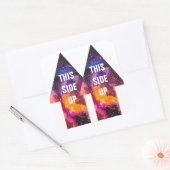 Cosmic Buitenspatie Verplaatsende doos groot deze  Vierkante Sticker (Envelop)