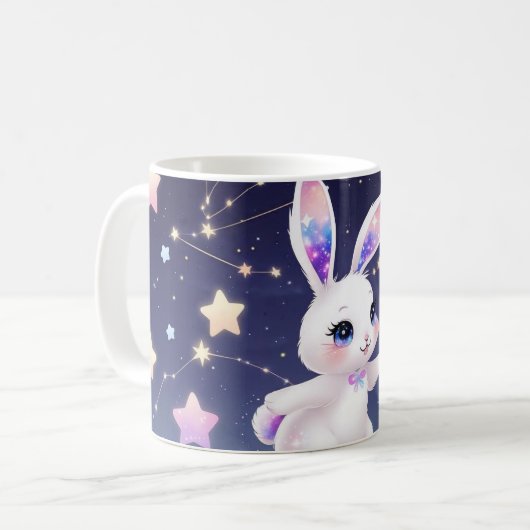 Cosmic Bunny Mok – Hemelkonijn (Voorkant links)