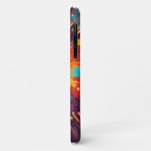 Cosmic Burst Abstract Splatter Art Case-Mate iPhone Case (Achterkant/links)