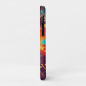 Cosmic Burst Abstract Splatter Art Case-Mate iPhone Case (Achterkant/links)
