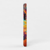 Cosmic Burst Abstract Splatter Art Case-Mate iPhone Case (Achterkant/rechts)