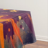 Cosmic Burst Abstract Splatter Art Tafelkleed (Voorbeeld)