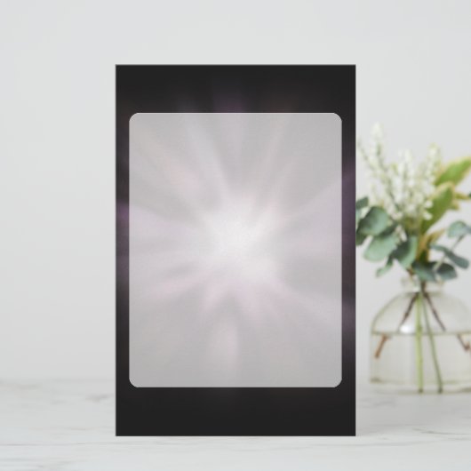 Cosmic Burst Artwork Briefpapier (Staand voorkant)