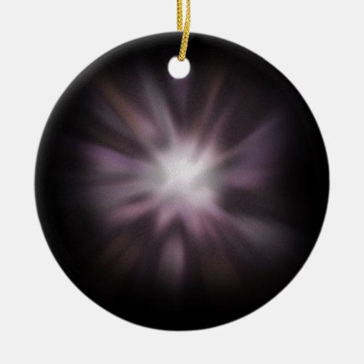Cosmic Burst Artwork Keramisch Ornament (Voorkant)