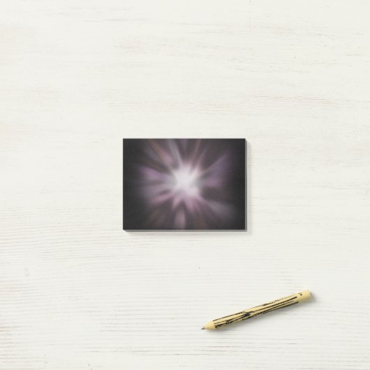 Cosmic Burst Artwork Post-it® Notes (Op bureau)