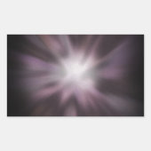 Cosmic Burst Artwork Rechthoekige Sticker (Voorkant)