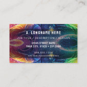 Cosmic Burst Galaxy Reiki Healer Company Logo  Visitekaartje (Achterkant)