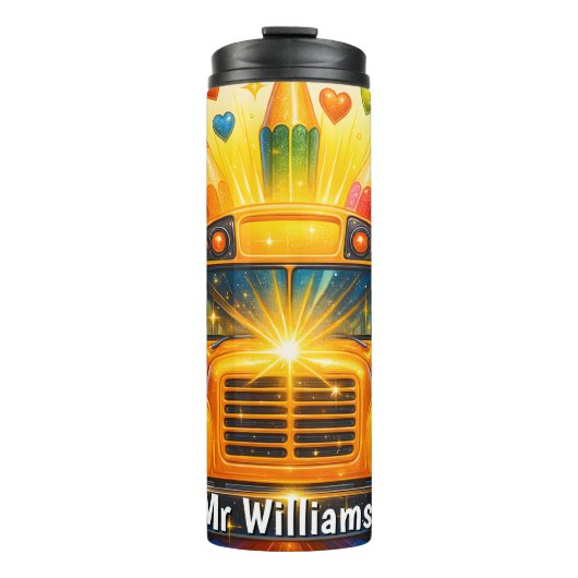 Cosmic Bus Driver Thermal Tumbler Thermosbeker (Voorkant)