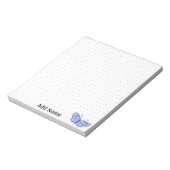 Cosmic Butterfly Aangepast puntenraster Notitieblok (Linkerzijde)