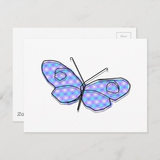 Cosmic Butterfly Briefkaart (Voorkant / Achterkant)