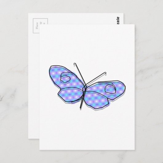 Cosmic Butterfly Briefkaart (Voorkant / Achterkant)