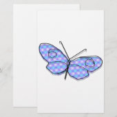 Cosmic Butterfly Briefpapier (Voorkant / Achterkant)