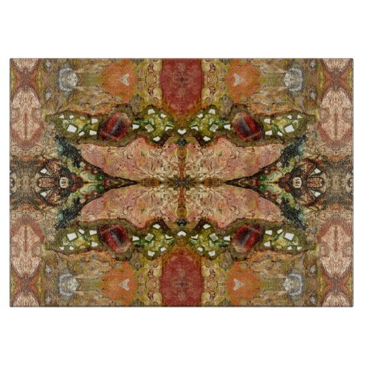 Cosmic Butterfly Cutting board by Deprise Snijplank (Voorkant)