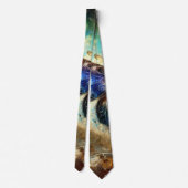 Cosmic Butterfly Fantasy kunstwerk Stropdas (Achterkant)