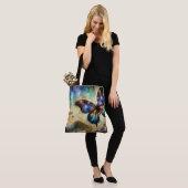Cosmic Butterfly Fantasy kunstwerk Tote Bag (Op model)