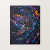 Cosmic Butterfly Fantasy Puzzle – Magical Galactic Legpuzzel (Verticaal)