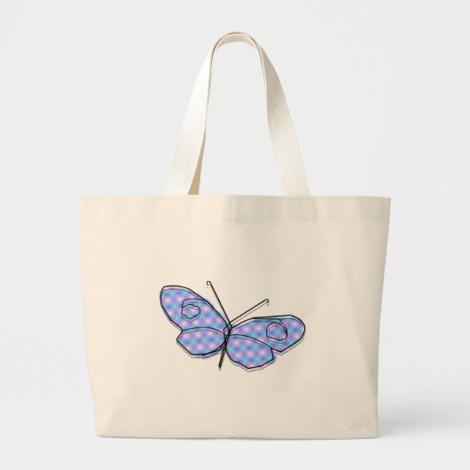 Cosmic Butterfly Grote Tote Bag (Voorkant)
