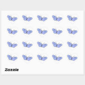 Cosmic Butterfly Hart Sticker (Vel)