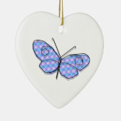 Cosmic Butterfly Keramisch Ornament (Rechts)