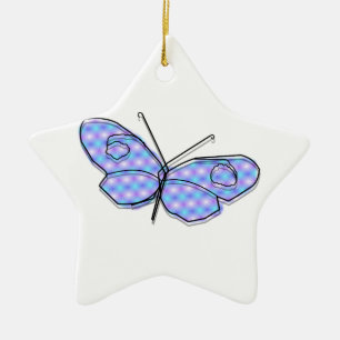Cosmic Butterfly Keramisch Ornament