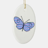 Cosmic Butterfly Keramisch Ornament (Rechts)