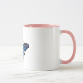 Cosmic Butterfly Mok – Levendige Galaxy Art