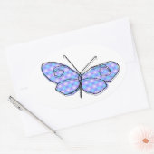 Cosmic Butterfly Ovale Sticker (Envelop)