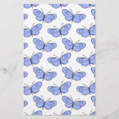 Cosmic Butterfly Pattern Briefpapier (Voorkant)