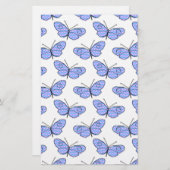 Cosmic Butterfly Pattern Briefpapier (Voorkant / Achterkant)